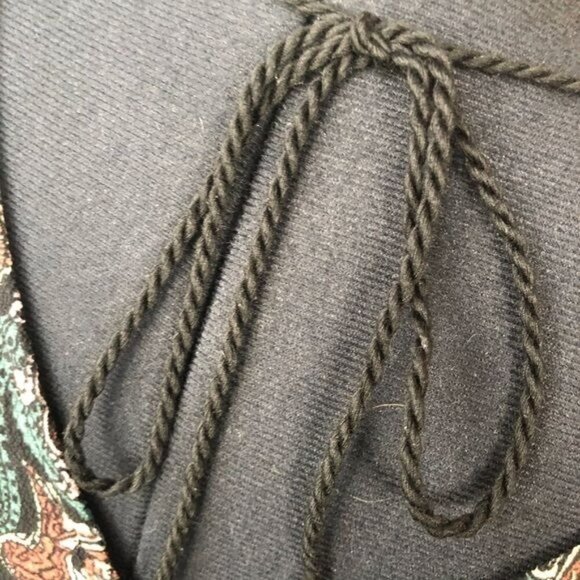 Umgee Boho Paisley Peasant Tunic Rust/Blue Size S - Picture 6 of 12